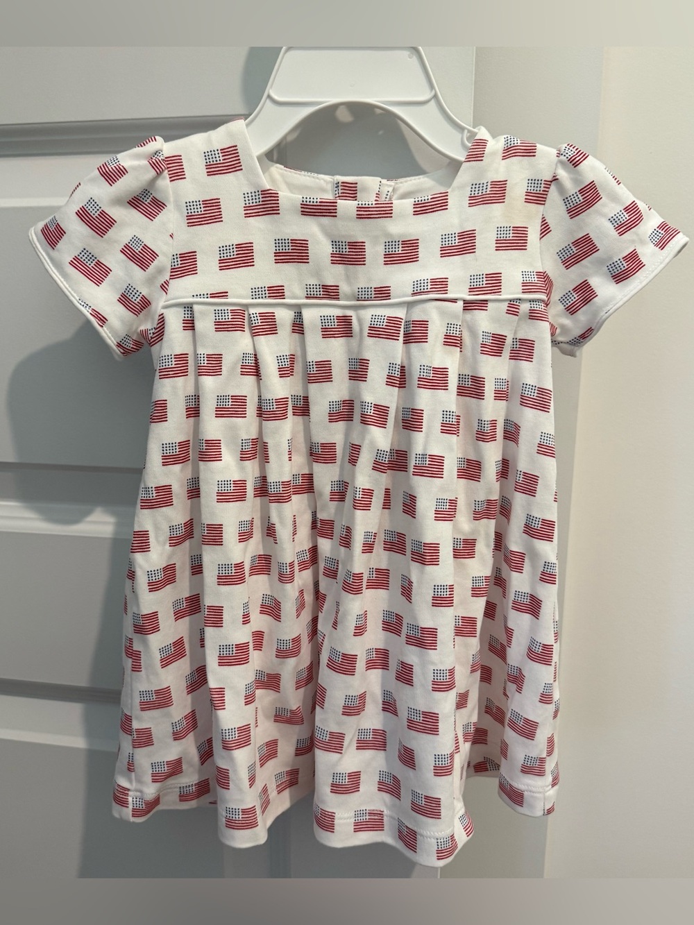 Lila & Hayes Boutique Baby Dress 12-18 months American Flag 4th of July